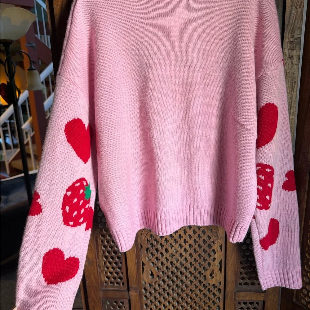 BNWT Strawberry Shortcake and Huckleberry Pie Sweater - Picture 8 of 9